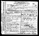 Mary Jane Evans(nee Carter) Death Certificate
