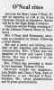 Obit. St. Joseph News-Press 6/19/1980
