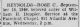 Obit. for Rose Doppler Reynolds from The Brooklyn Daily Eagle dated 9/19/1949 provided by Carter Powell
