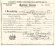 Marriage Record-Elmer Wallace Reynolds to Doris E. Hamilton