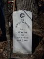 Headstone for Samuel Manning