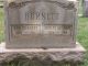Headstone for Mary Elizabeth Burnett (nee Marlowe) and her Husband, Taw Burnett