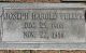 Headstone Joseph Harold 'Pete' Fuller