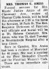 Maude Justice Amiss-Obit