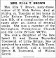Ella Townsend Brown-Obit
