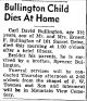 Carl David Bullington-Obit