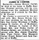 James Horace Carter-Obit