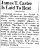 James T Carter-Funeral Services