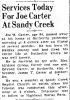 Joseph S Carter-Obit