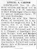 Lemuel Anderson Carter-Obit