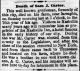 Samuel Jefferson Carter-Death Notice