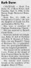 Ruth Fox Dunn-Obit