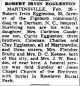 Robert Irvin Eggleston-Obit