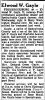 Elwood W Gayle-Obit