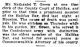 Nathaniel T Green-Death Notice