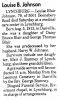 Louise Blair Johnson-Obit