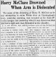 Harry Hop McClure-Drowned 