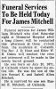 James W Mitchell-Obit