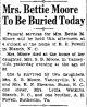 Elizabeth 'Bettie' Moore-Obit