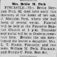 Bettie Morgan Peck-Obit