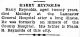 Harry E Reynolds-Obit 