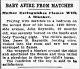 Newspaper Article about about John Reynolds, son of Jesse B. the Baltimore Sun dated July 10, 1913