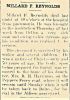 Millard Fillmore Reynolds-Obit