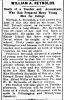 William A Reynolds-Obit