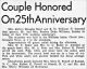Reuben D & Kathleen Williams Celebrate 25th Anniversary