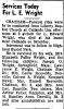 Louis Edward Wright-Obit