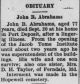 Obit. 10/3/1930 Midland Journal