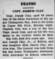 Obit. (Joseph Clay) 