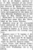 Obit. from The Lawton Constitution dated 12/9/1945
