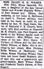 Obit. Ellen Moore Wilmer