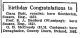 Newspaper article 'Birthday' for George B. McCready from the Manitoba Free Press dated 2/1/1915 provided by Carter Powell