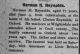 Obit. Midland Journal 6/18/1909