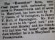 Reynolds Homestead - The Horseshoe Farm
Midland Journal, Friday July 26, 1907