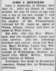 Death Notice
Midland Journal Rising Sun, Maryland