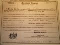 Marriage Record (Maryland State Archives)