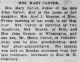 Obit. for Mother..Cecil Whig 10/25/1913