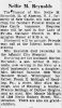 Obit. News Journal 5/23/1952