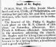 Obit. Aegis 5/16/1902