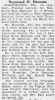 Obit. Morning News 2/14/1950