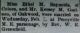 Marriage Announcement-Edith Mae Reynolds