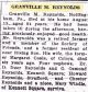 Obit. for Granville Wood Reynolds (provided by Debbie Reynolds)
