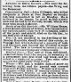 Newspaper article about a fire at the home of Barclay Reynolds from The Sun dated 11/23/1857 provided by Carter Powell