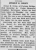 Death Notice
Midland Journal, Rising Sun, Maryland