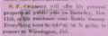 Newspaper article dated November 27, 1880 (Cecil County, Maryland)