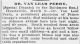 Obit. Baltimore Sun 3/10/1907