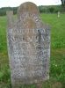 Headstone Sarah Mahan, Fourth wife of James Mahan